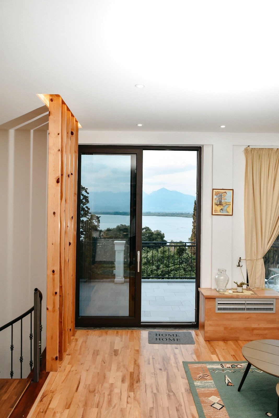 Lake View over the living room